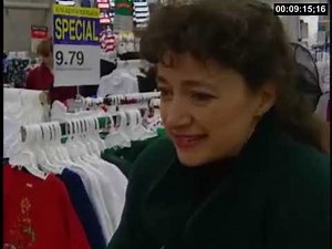 Following a lady and her two kids around Target in 1995