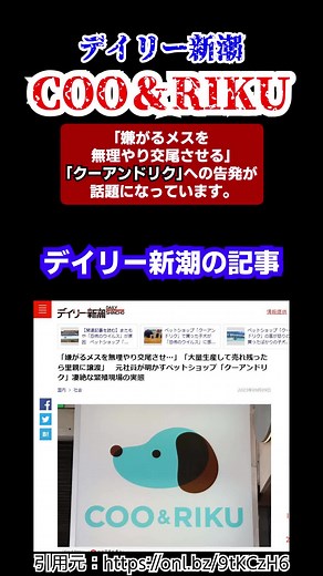 クーアンドリクへの告発 - 動物を守るための内部告発と問題解決