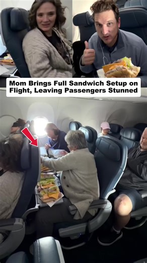 Breaking News: Airplane Sandwich Incident