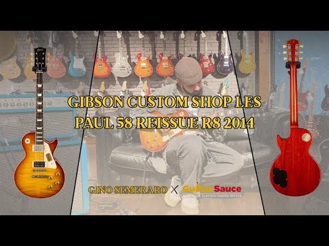 Gibson Custom Shop Les Paul 58 Reissue R8 2014 | Demo by Gino Semeraro
