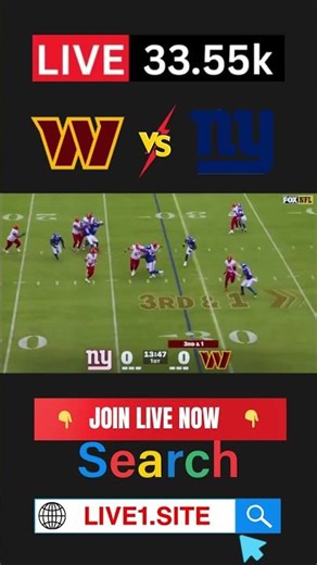 [LIVE-HD]**Washington Commanders vs. New York Giants | NFL Football Week 15 | NFL Today Full Game