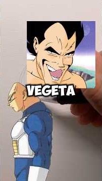 Der TRICK, um Vegeta EASY zu zeichnen! 😱🔥 #mangatutorial #vegeta