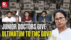 Junior Doctors On STRIKE! 10-Point Demand Shakes TMC Government Watch Full Video: https://youtu.be/9VhfqblezQQ . . . #MamataBanerjee | #JusticeforAbhaya | #TMC | #tmcgovernment | #KolkataRapeCase | #RGKarMedicalkCollegeandHospital | #Kolkata | #KolkataNews | #DoctorsProtest | #RepublicTV | #RepublicWorld | Republic