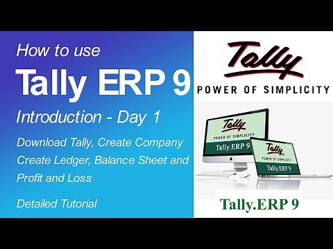 How to Use Tally erp 9 Tutorial | Basic Accounting Concepts and Conventions 2020 - Day 1