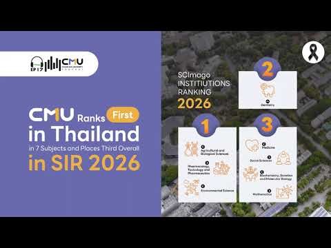 CMU Ranks First in Thailand in 7 Subjects and Places Third Overall in SIR 2026
