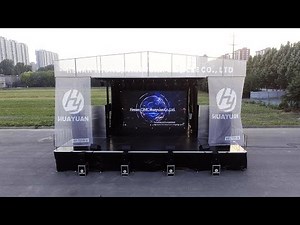 Mobile Stage & Hydraulic Stage Truck for Concerts - manufacturer HUAYUAN Mobile Stage Truck Trailer