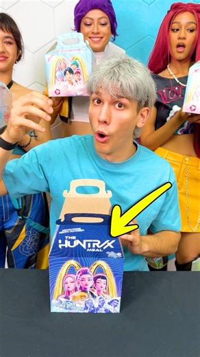 Trying K-Pop Demon Hunter Happy Meal 🍔