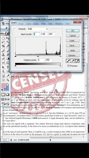 Document to remove watermark in Photoshop #photoshoptutorial
