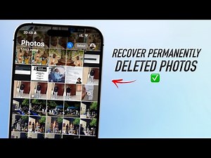 How To Recover Permanently Deleted Photos From Your iPhone!