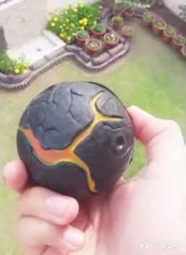 Lava ball unboxing and bouncing test