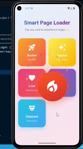 SmartPage Loader in Flutter 📱 Subscribe my page for more Flutter related content 😊 #flutter