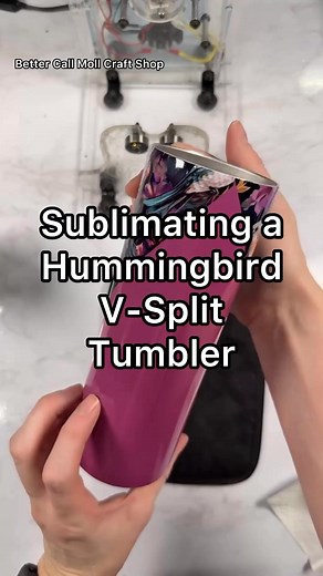 2.7K views · 71 reactions | Sublimating a 20oz tumbler. Next I will...