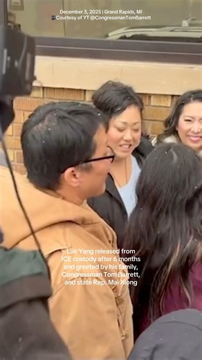 Lue Yang is released from ICE custody and reunited with his family after having been detained for 6 month. As a Hmong refugee, he came to America at the age of 1 and made Michigan his home. Michigan welcomes Lue Yang back home. Thank you to all those who made this possible, including Congressman Tom Barrett, his office staff, both U.S. Senators Gary Peters and Elissa Slotkin, their staff, Governor Whitmer and her team, Senator Stephanie Chang, my amazing staff, Rep. Penelope Tsernoglou, Rep. Emi