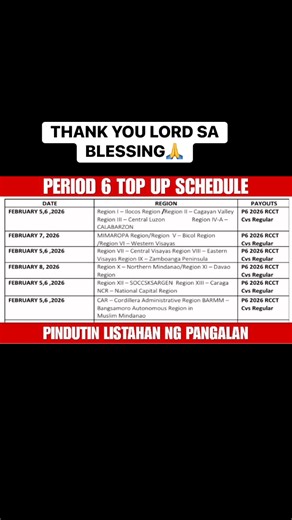 MGA KA BENE P6 RCCT CVS Regular SA P6 PAY OUT paki Check baka Hindi naka sama Pangalan nyo 👇 https://libreng-ayuda-2022.blogspot.com/2025/12/uct-payout-december-30-listahan.html | DSWD News Update All Region