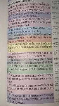 Proverbs 22:1-16 KJV