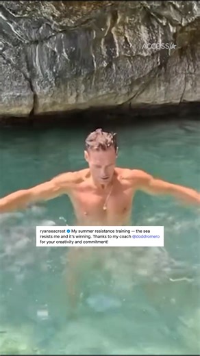 Ryan is putting the "SEA" in Seacrest 🌊 Would you try this workout? | Access