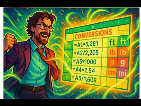 “How to Do Unit Conversions in Excel Using Formulas”