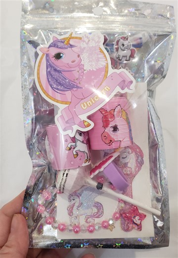 Kids Unicorn Party Favor Bag, Toys, Sweets, Birthday Gift - Etsy