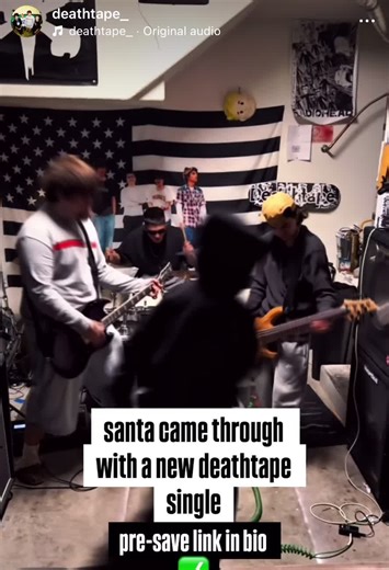 New @deathtape.band Single Trampstamp Coming Soon pre save now go to DEATHTAPE instagram and go to there bio they have a link to the pre save and will be available on all streaming platforms #deathtape #music #band