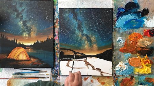 ⛺I hope you are enjoying these short tutorials! Shorts are 7-10 minutes long and show the steps of my 2 hour step-by-step classes - I encourage you to challenge yourself to doing an entire painting from one of these shorts. ￼ ⛺If you prefer more in-depth instructions you can find this full length tutorial HERE: https://jesserobertson.com/virtualtutorials/?action=freetutorial&id=1484 | Jesse Robertson & Keep It Colourful