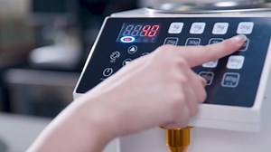 WantJoin Automatic Fructose Dispenser for Commercial, Stainless Steel Syrup Dispenser for Bubble Tea Equipment, Fructose Quantitative Machine with Measuring Cup, 8.45QT, Black