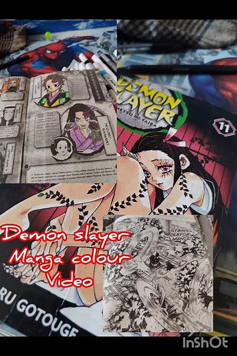demon slayer manga colouring pages#demon slayer #colouring#colouringmanga