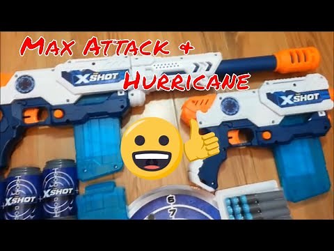 X-Shot Max Attack & Hurricane Review
