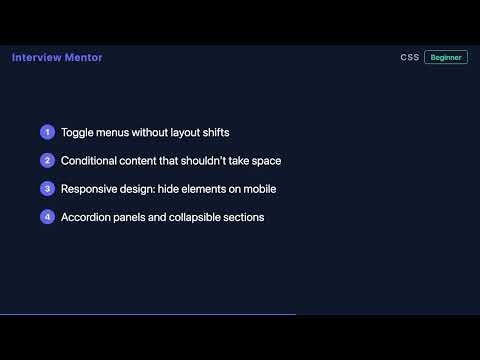 What Does display: none Do? CSS Layout Explained