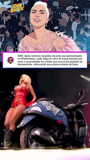 Lady Gaga respondeu ao rumor que a perseguiu por anos #shorts