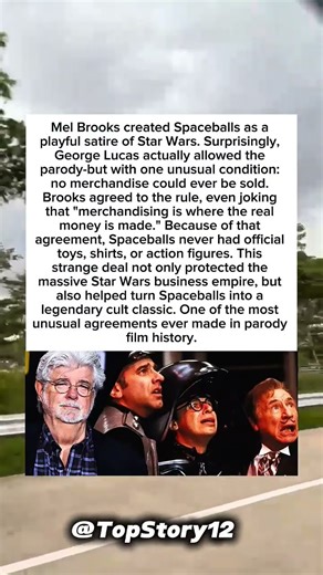 The Strange Agreement Behind Spaceballs and Star Wars. #shorts #celebrity #hollywood