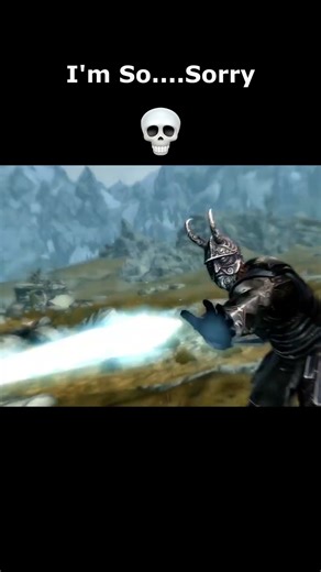 "I'm So....Sorry!" 💀 #skyrim #elderscrolls #shorts #switch #switch2 #nintendo