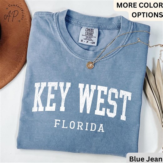 Key West Comfort Colors® T-shirt, Key West Florida Souvenir Shirt, Gift for Key West Traveler - Etsy