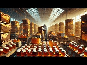 How Honey is Made 🐝 | Inside a Modern Honey Factory | Honey Production Process