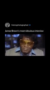 83K views · 1.3K reactions | In 1988, James Brown attended an interview with CNN in a strange state. He rambles incoherently, laughs at random, and fails to answer questions properly. Regardless, he remains one of the most influential entertainers of the 20th century, claiming the title of "The Godfather of Soul". Credit: @cnn | History In Pictures | Facebook