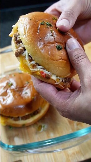 Hamburguesa al horno súper jugosa 🍔🔥 | Se derrite por dentro