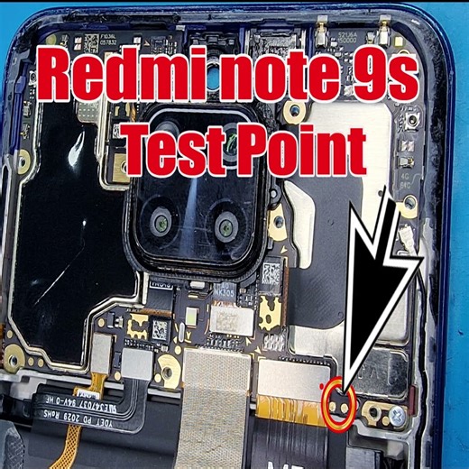Redmi note 9s test point