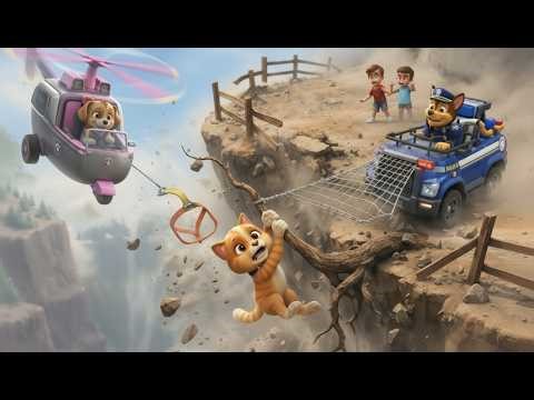 Super Spy Chase & Skye vs The Crumbled Cliff! 🚁 A Dramatic PAW Patrol Rescue