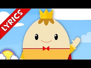 Humpty Dumpty + Lyrics! | Nursery Rhymes for Children | CheeriToons
