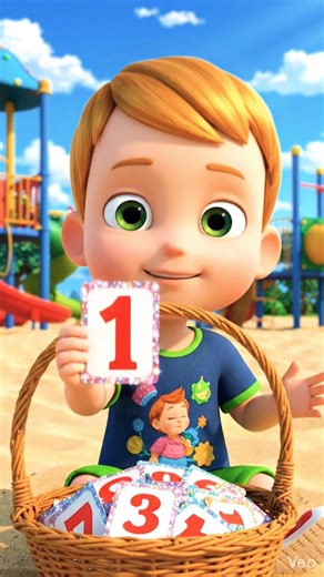 Guess the Number! 🔴 Learn 1 to 4 with Cute Baby 👶✨#shorts