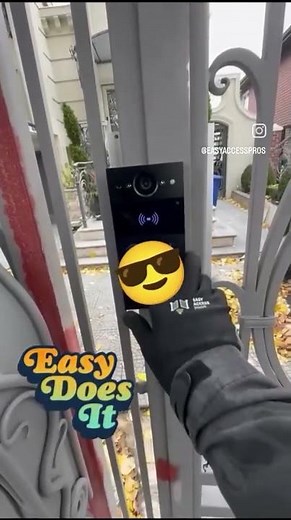 Akuvox R20K Intercom Access Control opening Iron Door and Gate