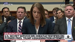 17K views · 125 reactions | JUST IN: Secret Service Director Kimberly Cheatle testifies before House Oversight Committee, calls the assassination attempt against former Pres. Trump “the most significant operational failure of the Secret Service in decades.” https://trib.al/D7uZJlx | ABC News | Facebook