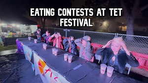 TET FESTIVAL EATING CONTESTS #RainaisCrazy | Raìna