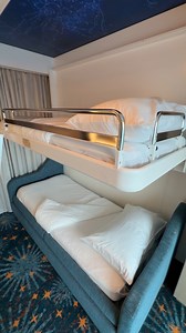 ❤️ Look at this great Hercules quote above the pull-down bed on Disney's newest cruise ship! What a nice sight as you drift off to sleep. This is one of the many great details you'll find on the Disney Destiny. | Mickey Visit Secrets