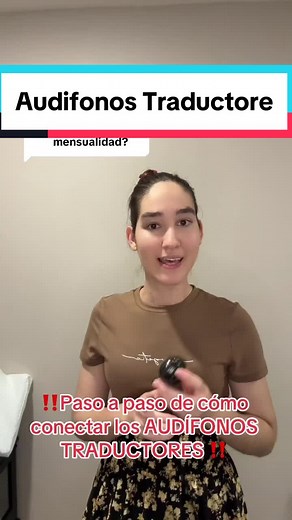 Guía para Conectar Audífonos Traductores Bluetooth