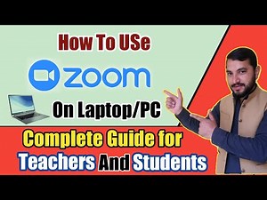 How to use Zoom on PC/Laptop for Online Classes and Video Conferencing|Complete Guide for Beginners|