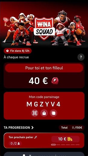 code parrainage Winamax #foryou