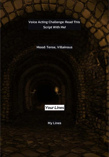 Voice Acting Challenge: Villain vs Hero Script Reading