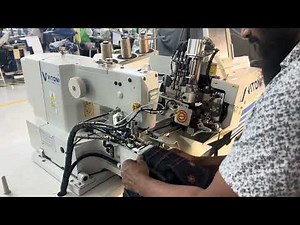 Automatic Double Needle Belt Loop Attaching Machine / VITONI / VT- ABL -254H