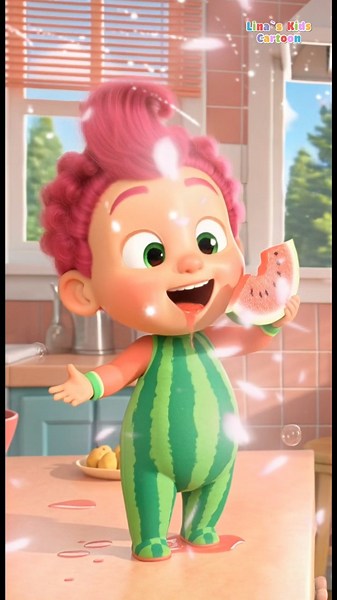 Kids Cartoon Healthy Food Song 🎵 Fruit Dance Animation for Kids ✨