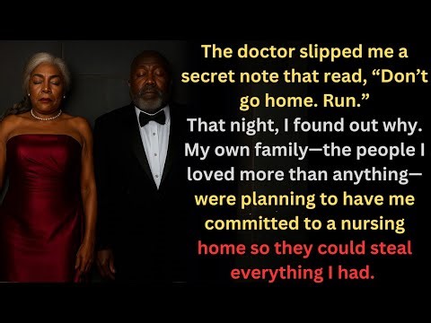 The doctor slipped me a note “Don’t go home—run!” That night, I found out why